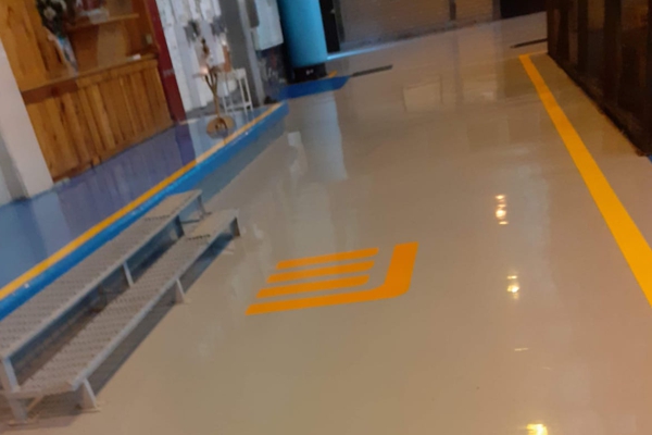 Tráfico peatonal intenso